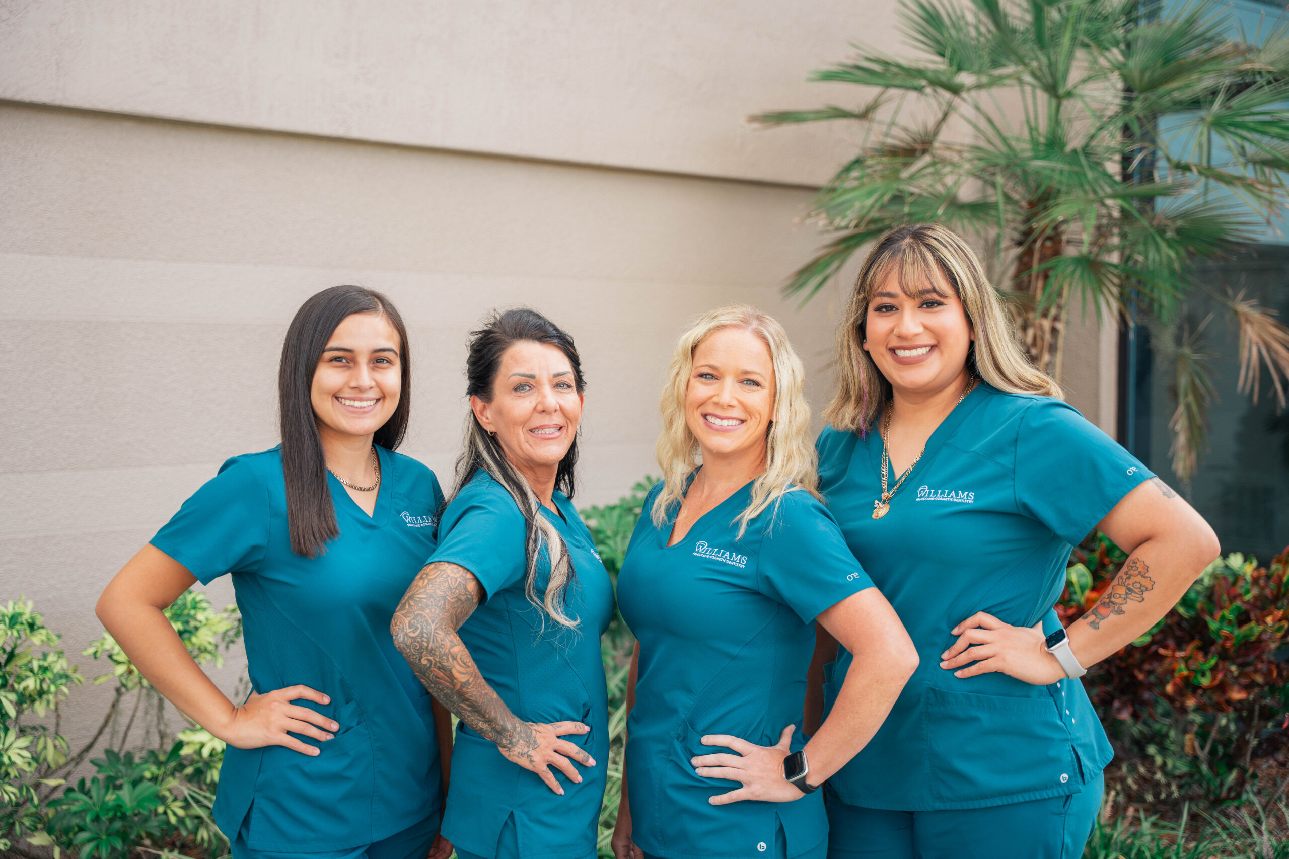 Friends Celebrating Outdoors - Dentist Brandon FL