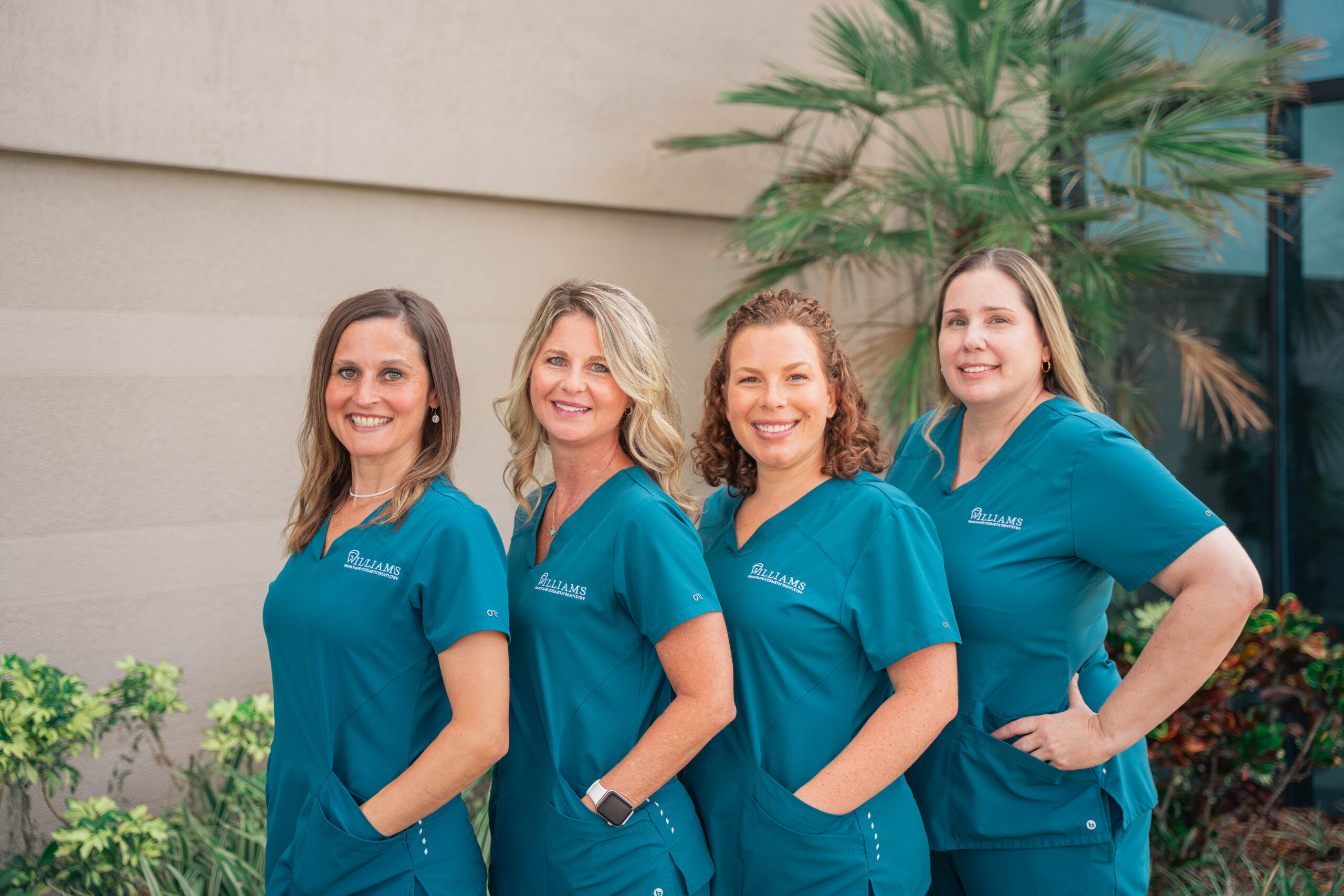 Friends Laughing Together Outdoors - Dentist Brandon FL