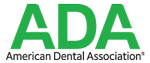 American Dental Association (ADA) Logo - Dentist Brandon FL Logo of the American Dental Association (ADA), featuring bold green uppercase letters "ADA" above the organization's full name in black text. - Dentist Brandon FL